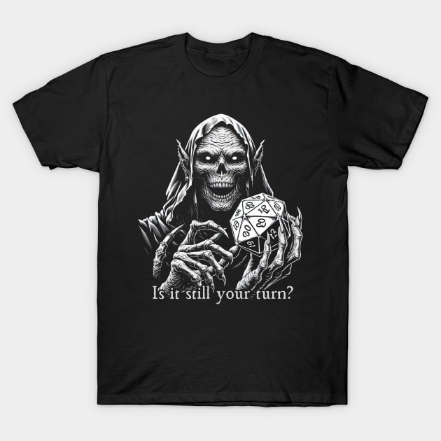 Lich Dice T-Shirt by OddlyNoir